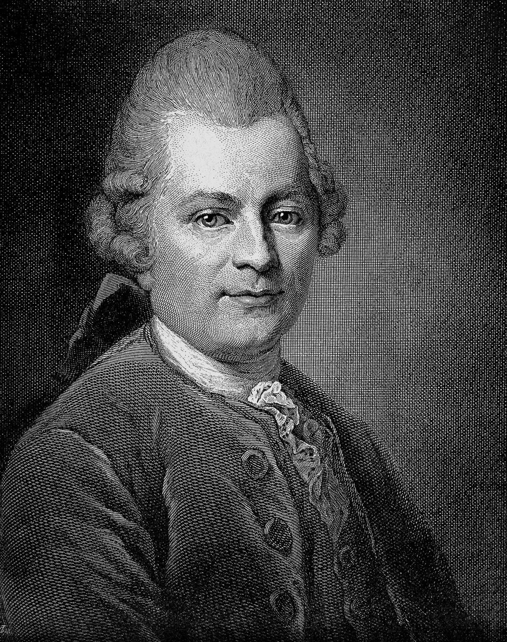 Portrét Gottholda Ephraima Lessinga (1729 - 1781) německý spisovatel a dramatik. od Unknown artist