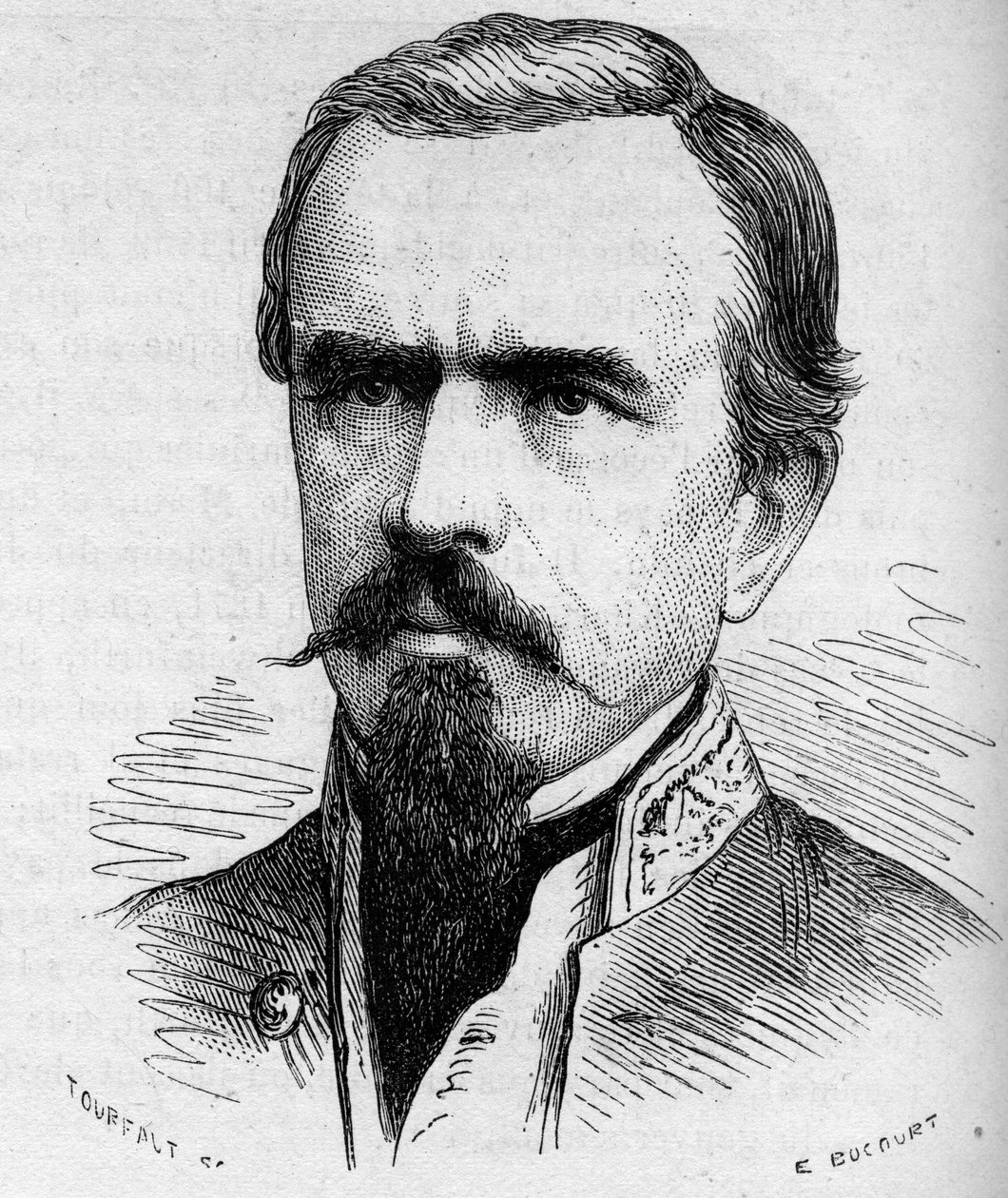 Portrét Guillauma Lejeana, francouzského cestovatele 1828-1871. od Unknown artist