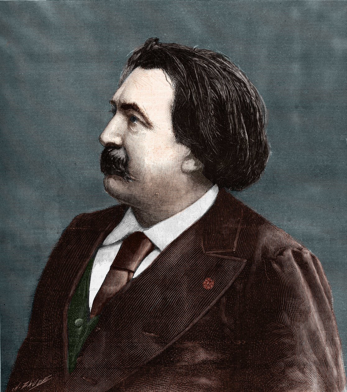 Portrét Gustava Dorea (1832-1883), francouzského malíře a karikaturisty. od Unknown artist