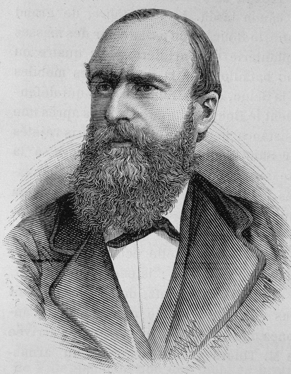 Portrét Gustava Flourense (1838 - 1871). Rytina konce 19. století v „Histoire de France““ od H. Martina. od Unknown artist