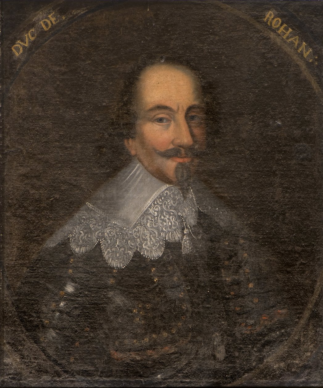 Portrét Henriho II de Rohan (1579-1638), vévody z Rohanu a prince z Leonu, Anonym. Olej na plátně. Rozměr: 65 x 55 cm. Národní muzeum Stockholm od Unknown artist