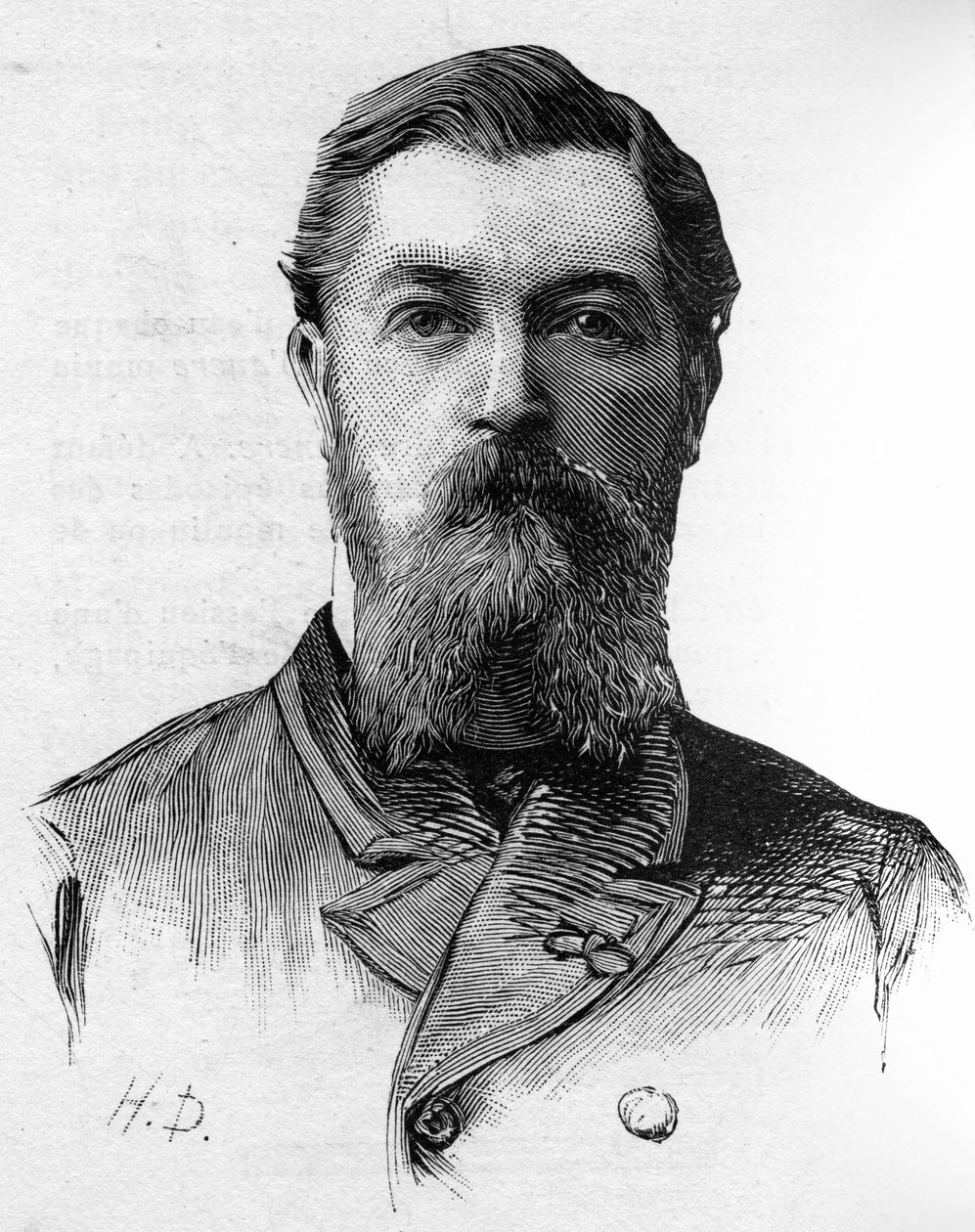 Portrét Henri Roulleaux Dugage (1849-1887) zastupoval mezi 1885 a 1887. od Unknown artist