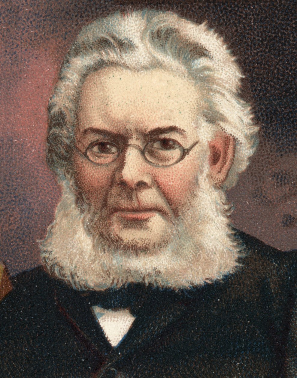 Portrét Henrika (Henriho) Johana Ibsena (1828-1906), norského dramatika. od Unknown artist