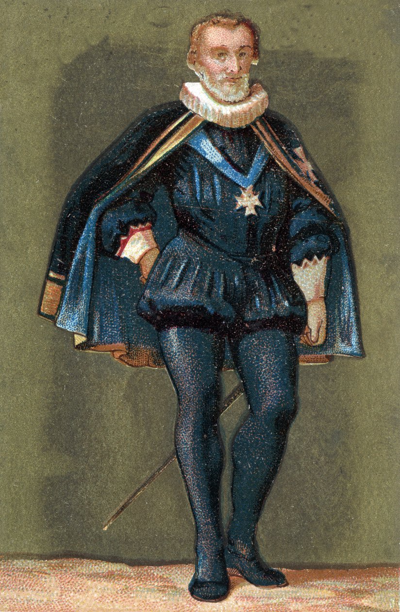 Portrét francouzského krále Jindřicha IV. (1553-1610). od Unknown artist