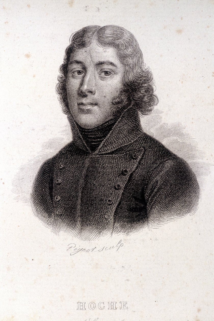 Portrét Hoche, rytina 19. století od Unknown artist
