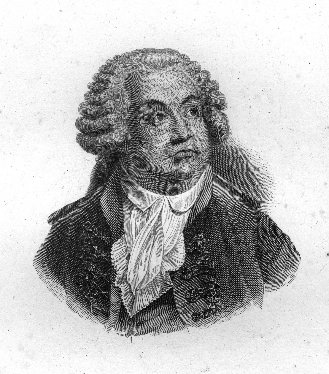 Portrét Honore Gabriela (Honore-Gabriel) Riquetiho, hraběte z Mirabeau (1749-1791), rytina z 19. století od Unknown artist
