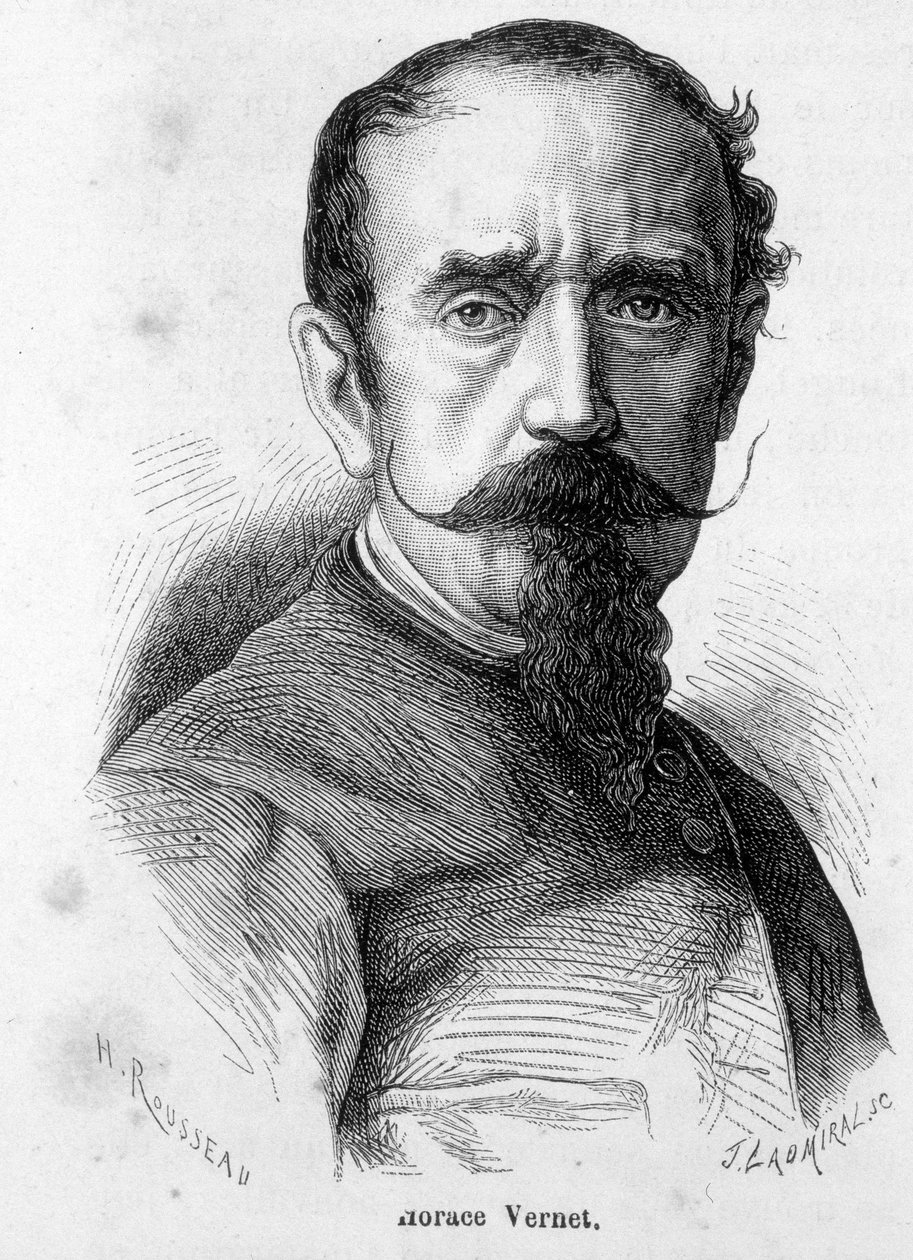 Portrét Horace Verneta (1789-1863), francouzského malíře a karikaturisty, zapáleného bonapartisty, se stal oficiálním malířem Napoleona III. od Unknown artist