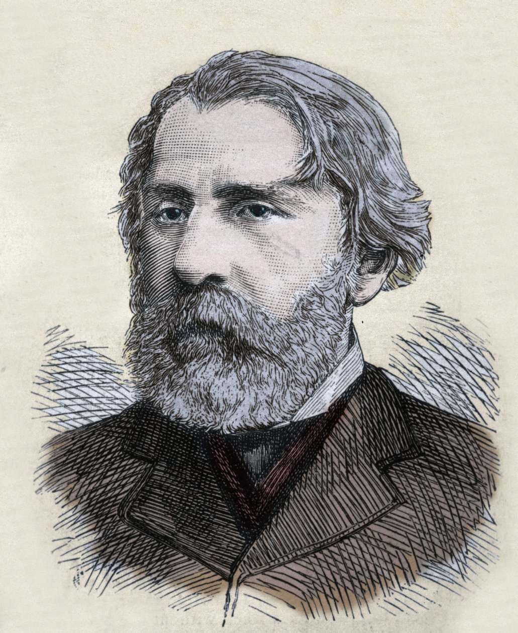 Portrét Ivana Turgenieva (Turgeněv od Unknown artist
