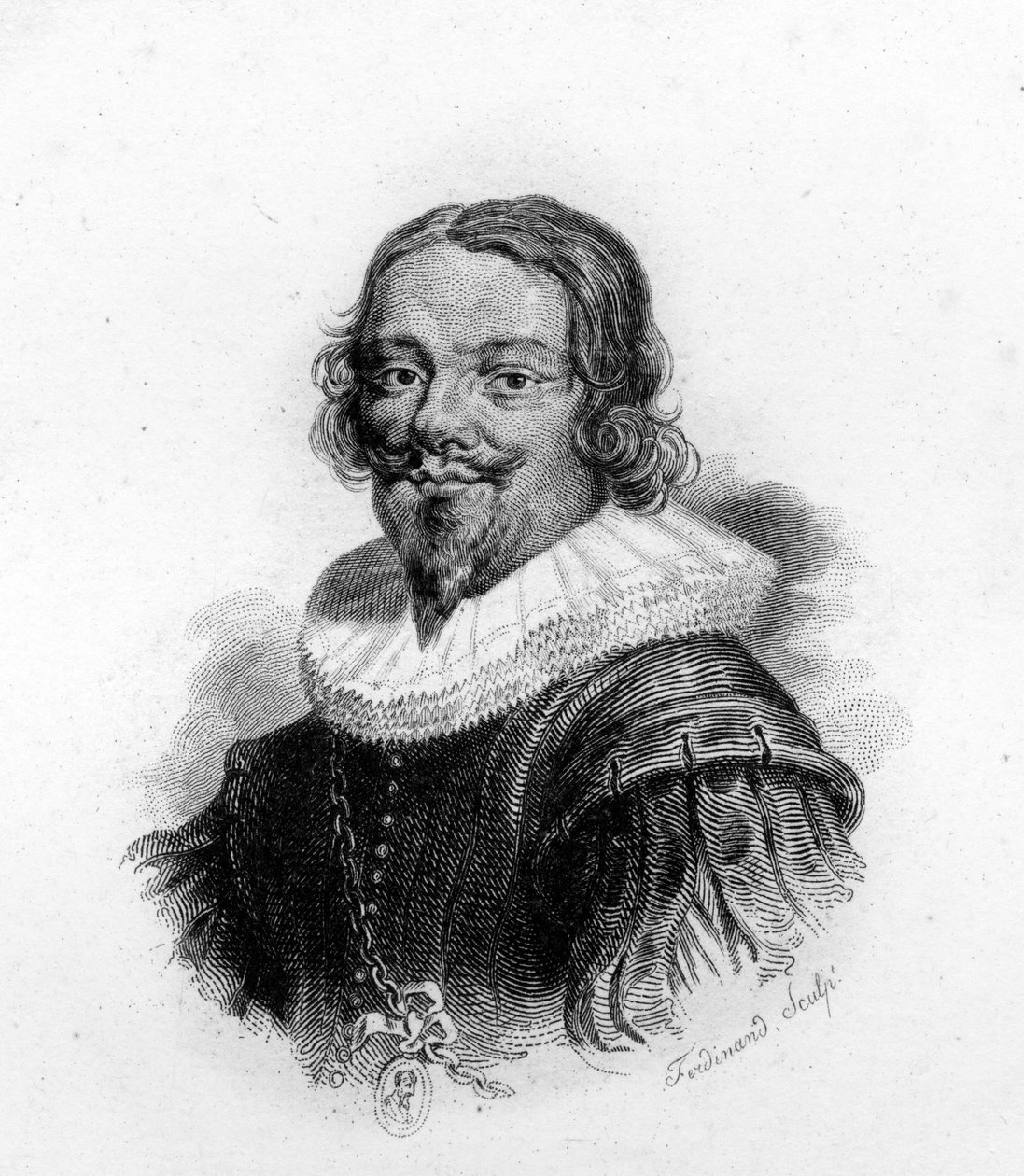 Portrét Jacquese Callota (1592 - 1635), francouzský rytec a karikaturista, rytina 19. od Unknown artist