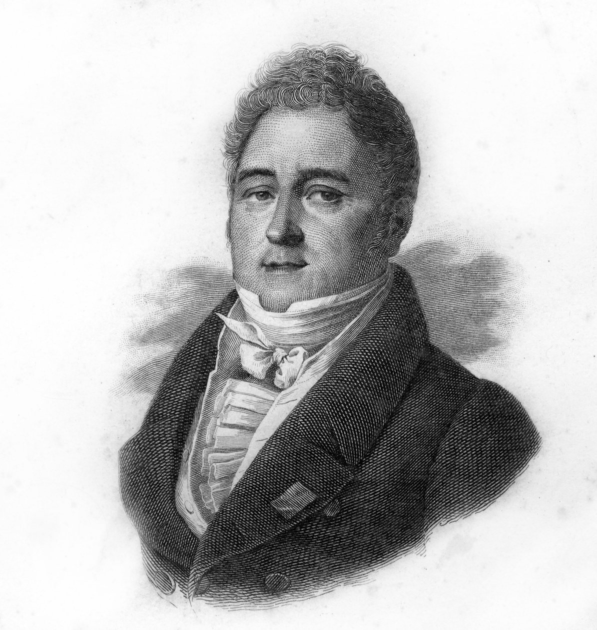 Portrét Jacques Laffitte (1767-1844), francouzský bankéř a politik, rytina z 19. od Unknown artist