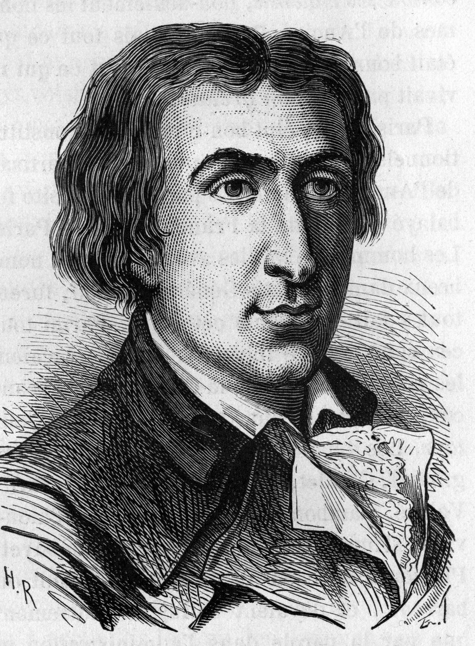 Portrét Jacquese Pierra Brissota de Warville, francouzského novináře a politika (1754 - 1793). Založil Societe des Amis des Blacks, zastánce zrušení otroctví Rytina 19. století. od Unknown artist