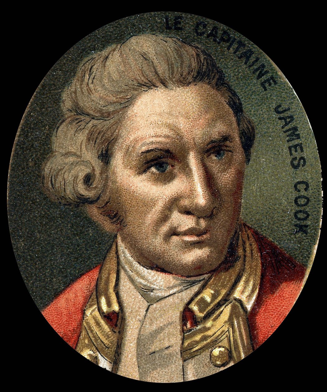 Portrét Jamese Cooka (1728-1779), britského mořeplavce. od Unknown artist
