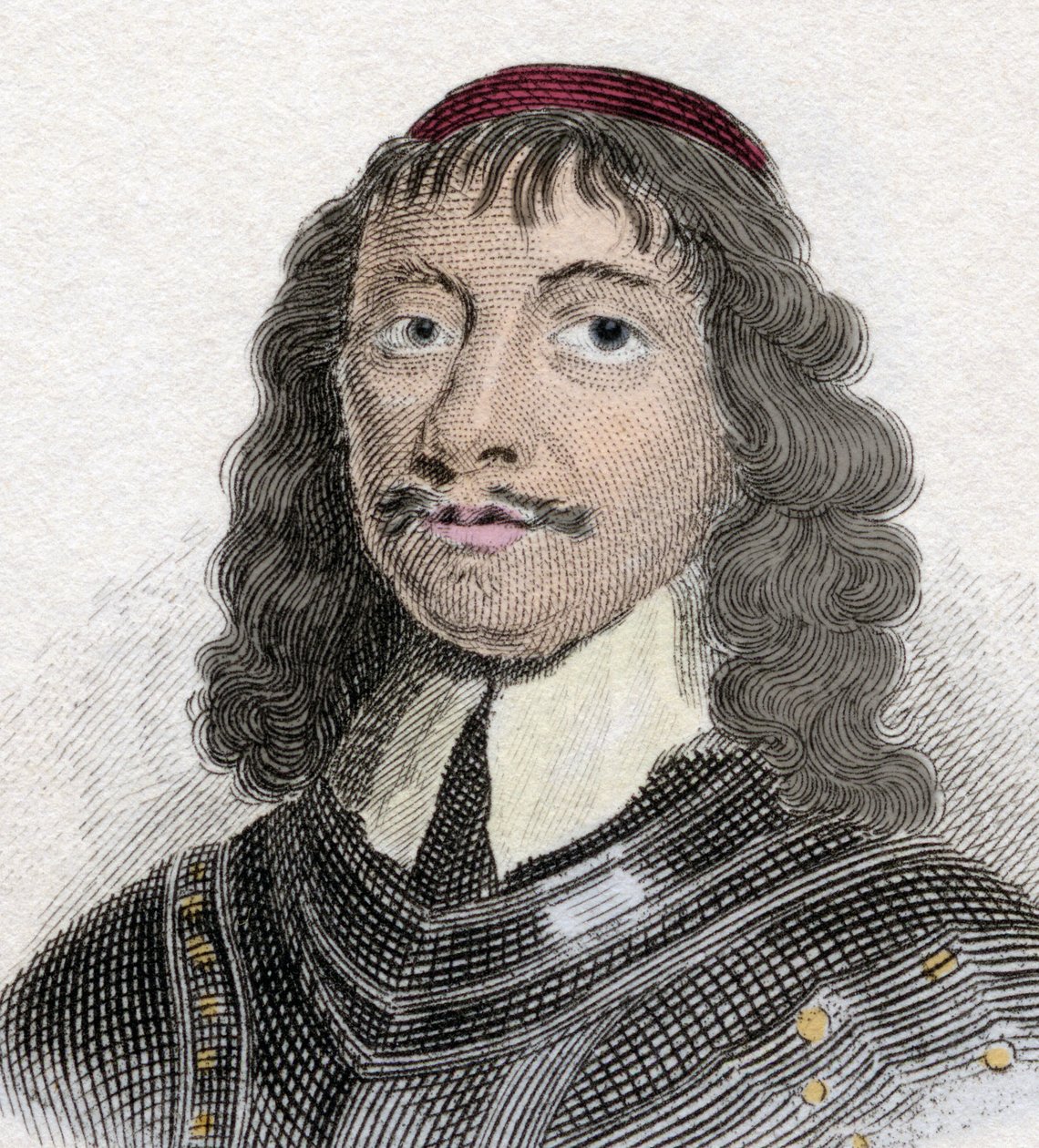 Portrét Jamese Grahama (1612-1650) 5. hraběte a 1. markýze z Montrose, skotského šlechtice a armády. od Unknown artist