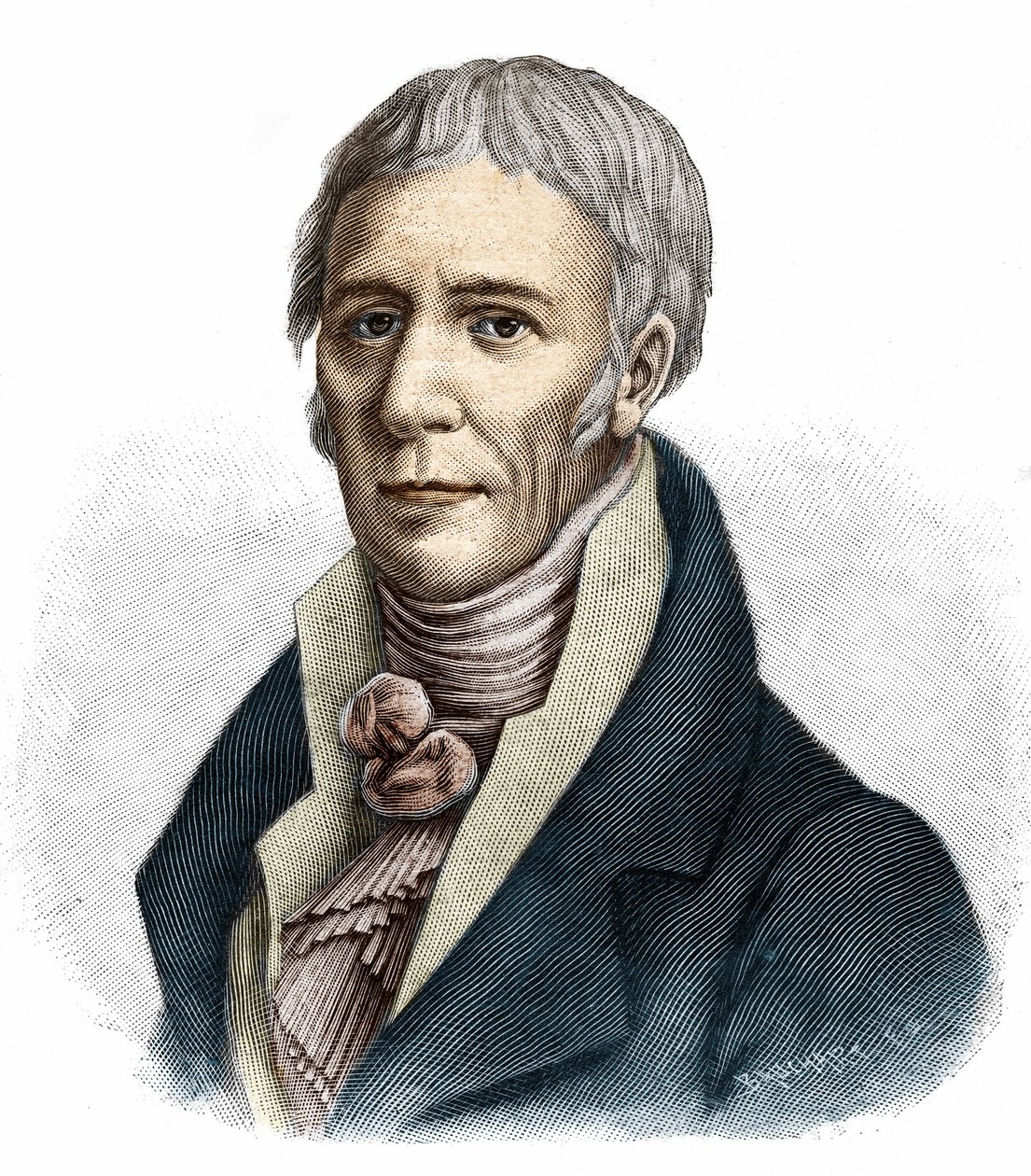 Portrét Jean-Baptiste (Jean Baptiste) Lamarck (1744-1829). od Unknown artist