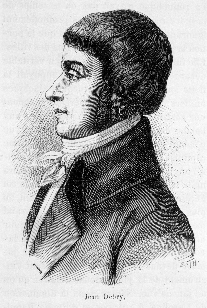 Portrét Jean Antoine Joseph Debry nebo De Bry (1760-1834), zástupce Aisne na Národním shromáždění. od Unknown artist