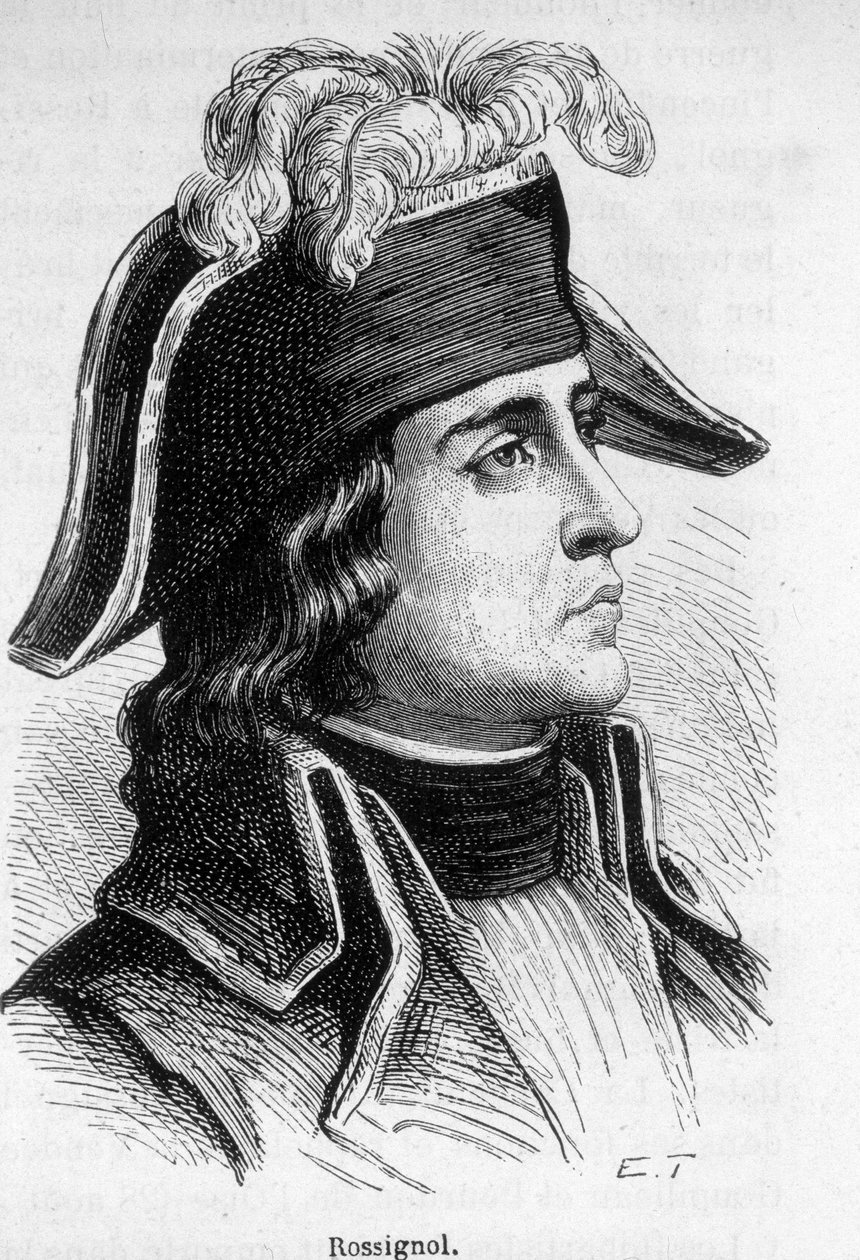 Portrét Jean Antoine Rossignol, generál francais (1759-1868). od Unknown artist