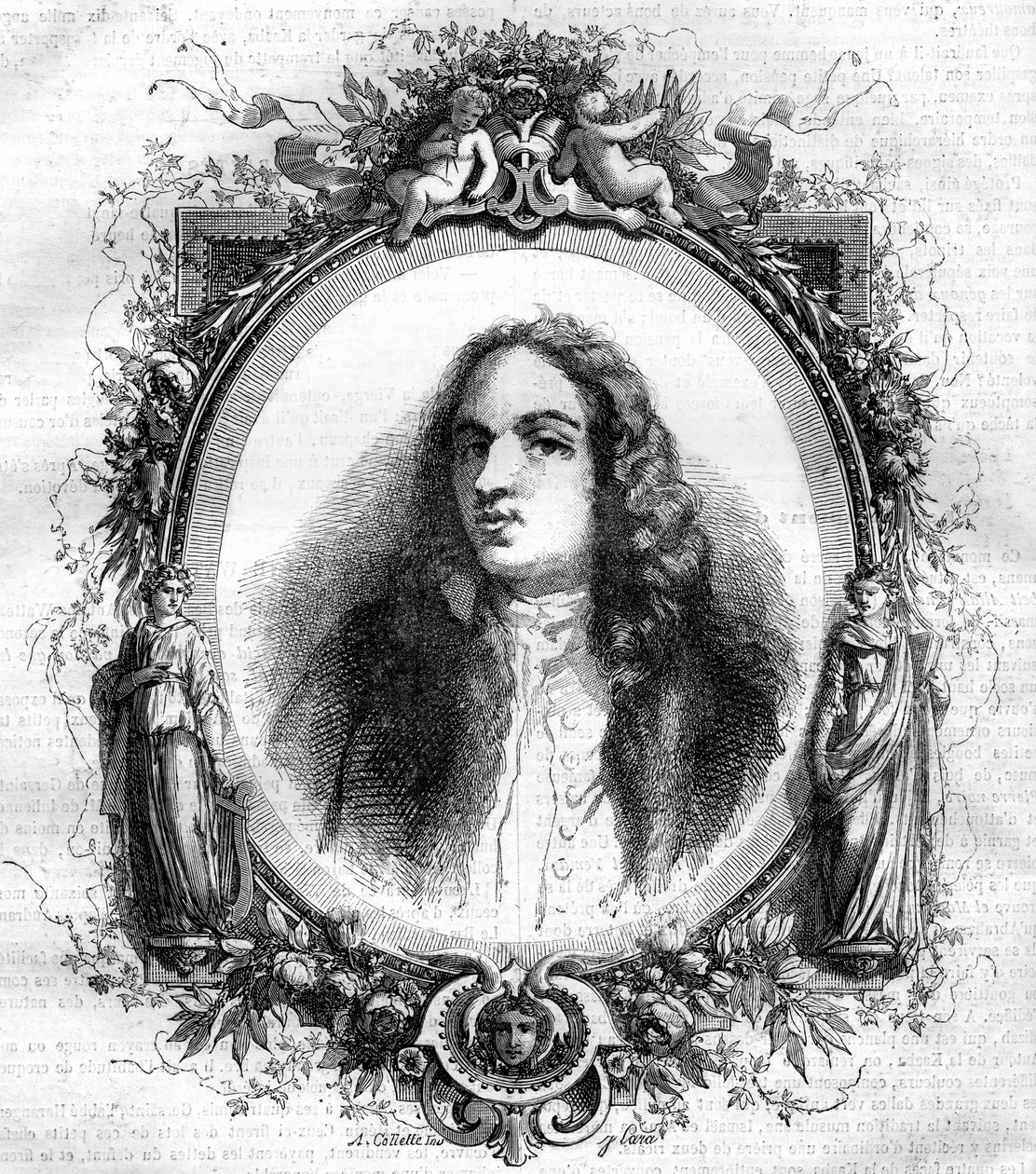 Portrét Jeana Antoina Watteaua (1684-1721), francouzského malíře. od Unknown artist