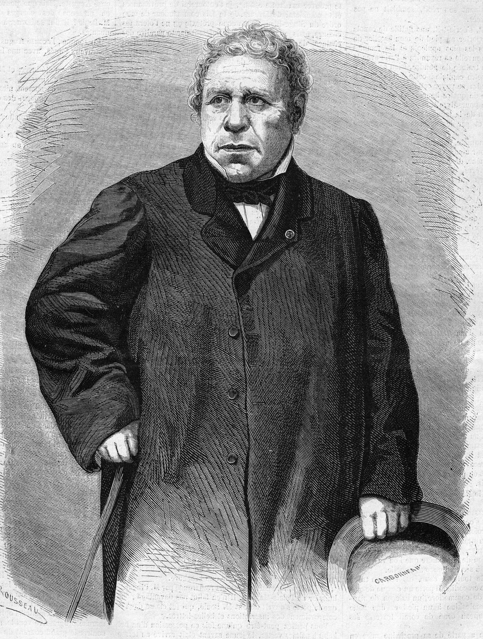 Portrét Jean Auguste Dominique Ingres (1780-1867). Francouzský malíř. od Unknown artist