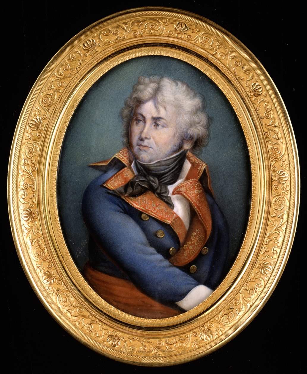 Portrét Jeana Baptista Klébera (1753 - 1800). malířství 19. století. od Unknown artist