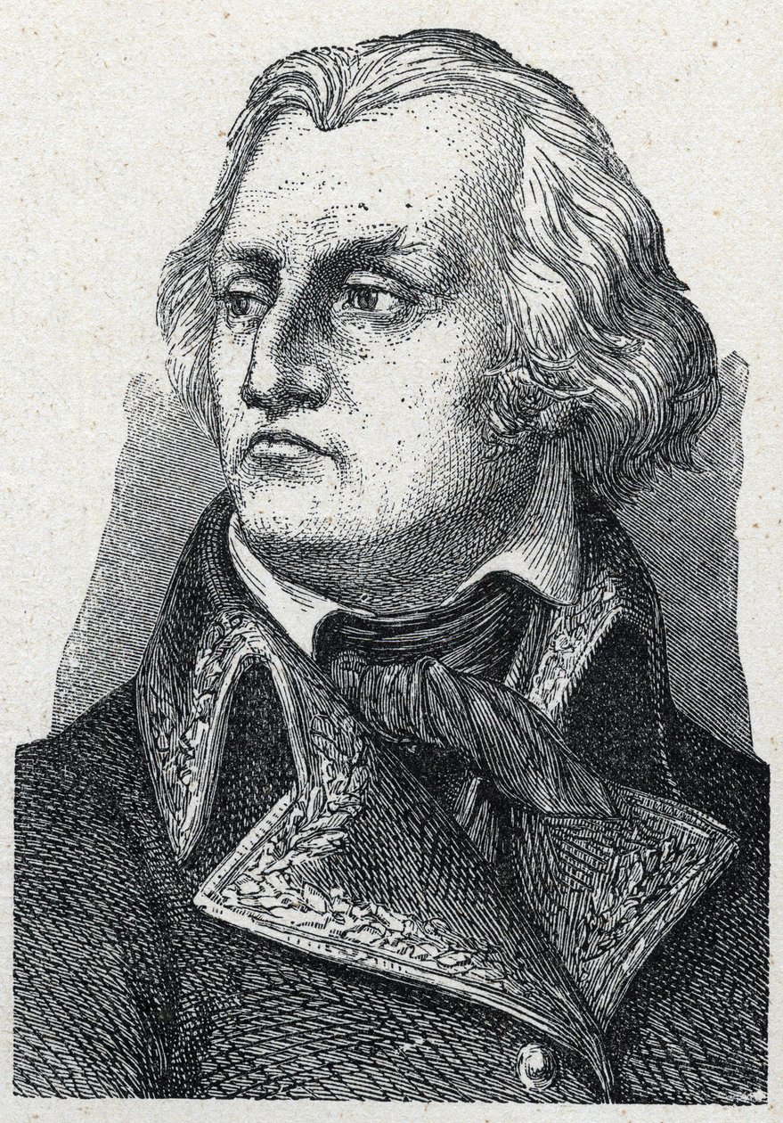 Portrét Jeana Francoise (Jean-Francoise) Berruyera (1737-1804) francouzského generála Francouzské revoluce. od Unknown artist