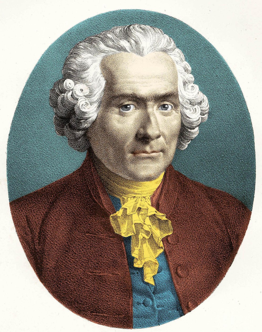 Portrét Jean Jacques Rousseau (1712-1778). od Unknown artist