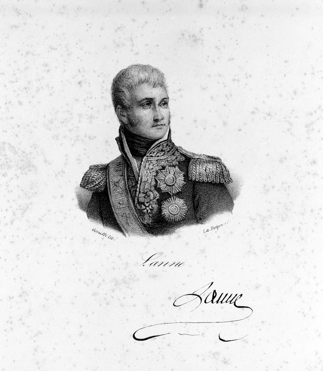Portrét Jeana Lannese (1769 - 1809), vévody z Montebella, francouzského maršála od Unknown artist