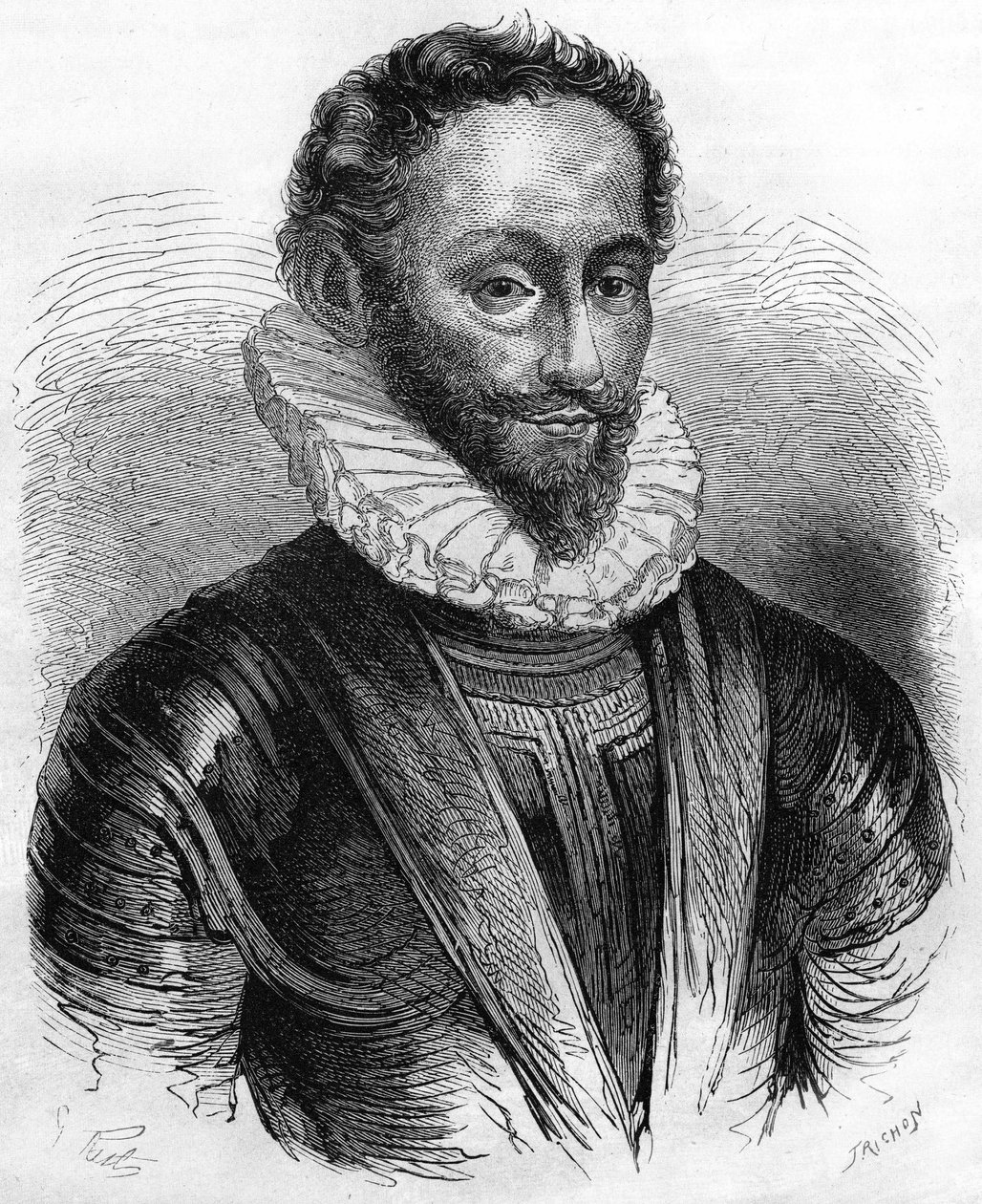 Portrét Jeana Louise de Nogaret de Valletta (1554-1642), vévody z Epernonu. od Unknown artist