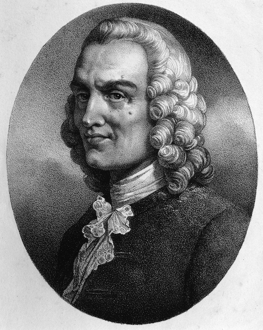 Portrét Jean-Philippe (Jean-Philippe) Rameau (1683-1764) od Unknown artist