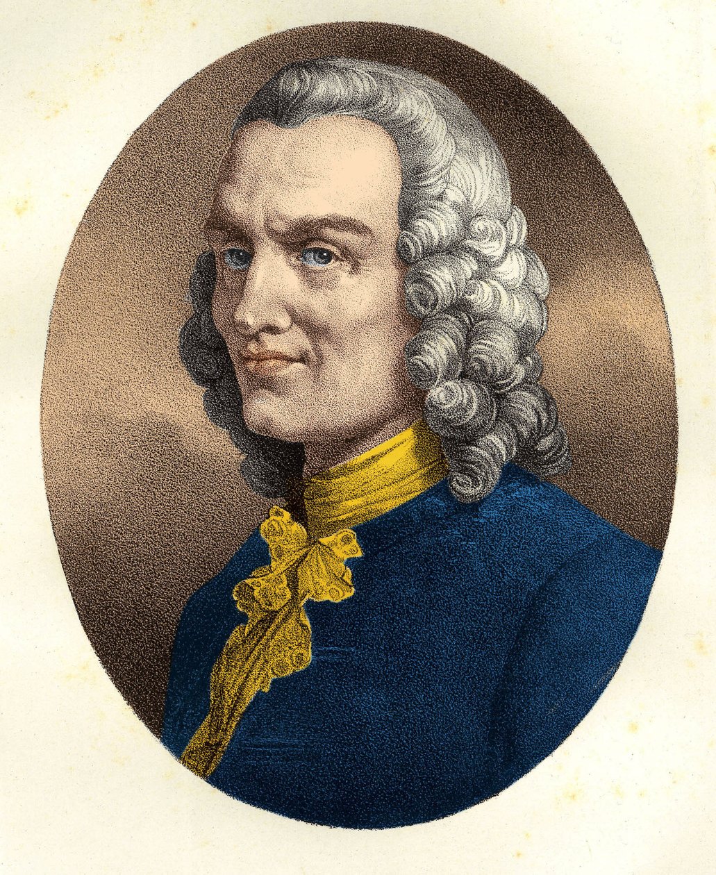 Portrét Jean-Philippe (Jean-Philippe) Rameau (1683 - 1764) od Unknown artist