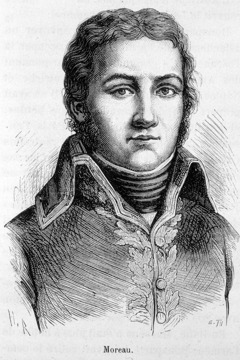 Portrét Jean Victor (Jean-Victor) Moreau (1763-1813), generál francais. od Unknown artist