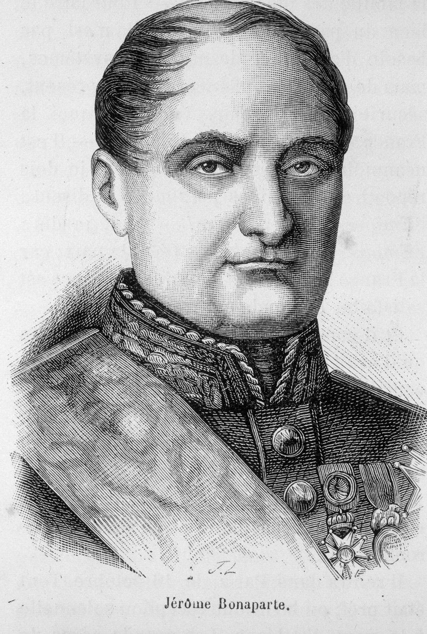 Portrét Jeroma Bonaparta (1784 - 1860) od Unknown artist