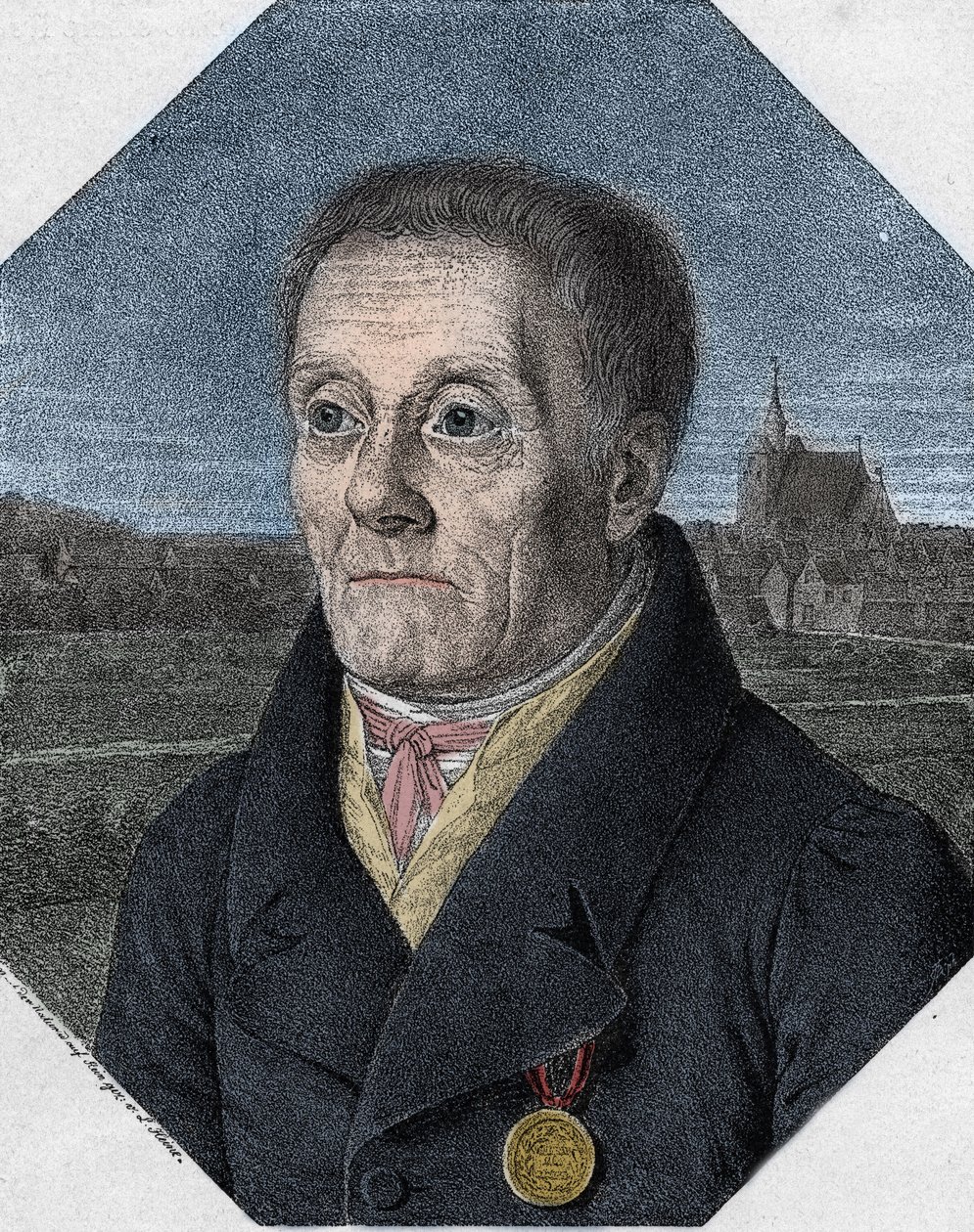 Portrét Joachima Christiana Nettelbecka od Unknown artist