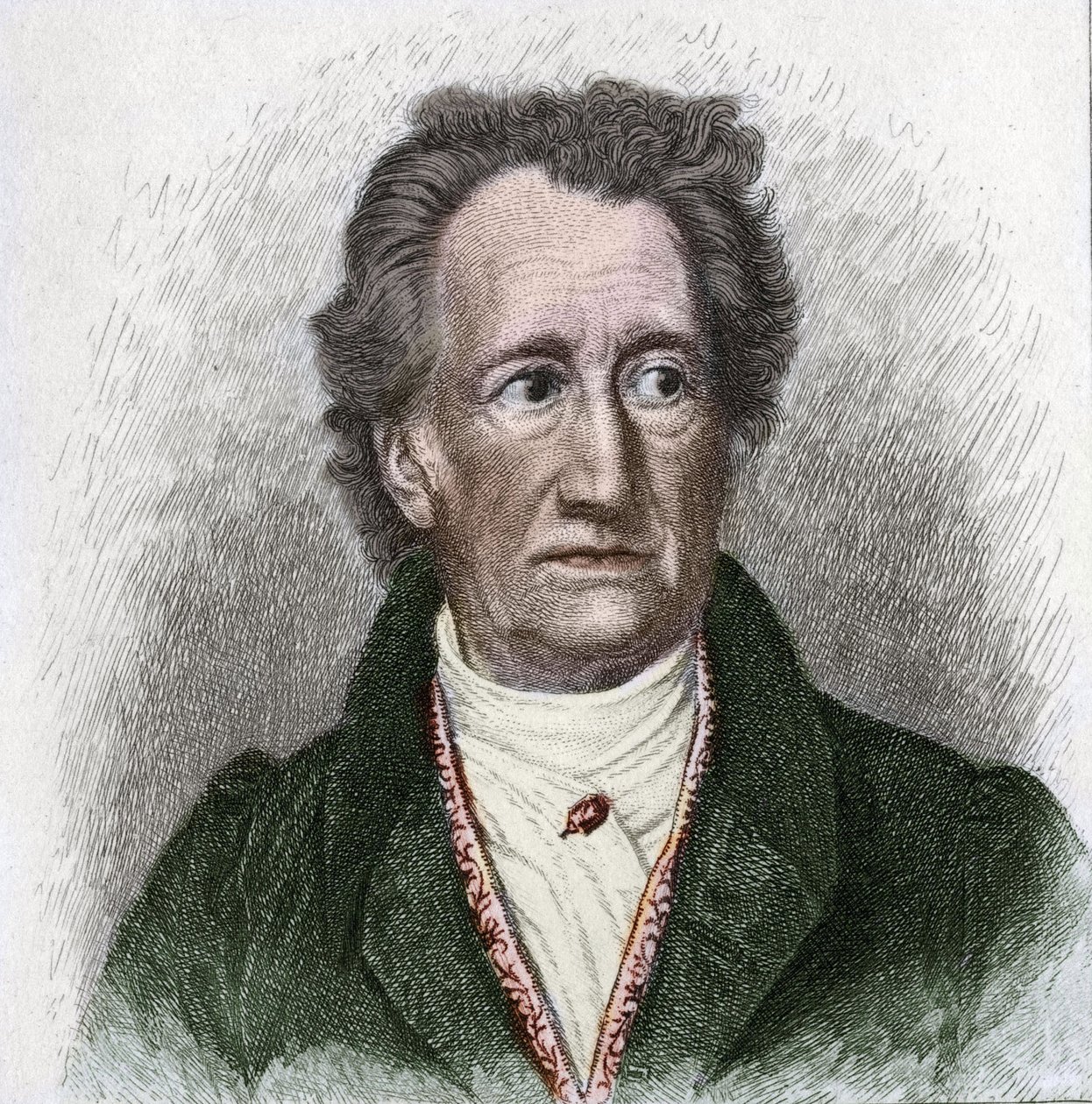 Portrét Johanna Wolfganga Goetha (1749 - 1832), německého spisovatele od Unknown artist
