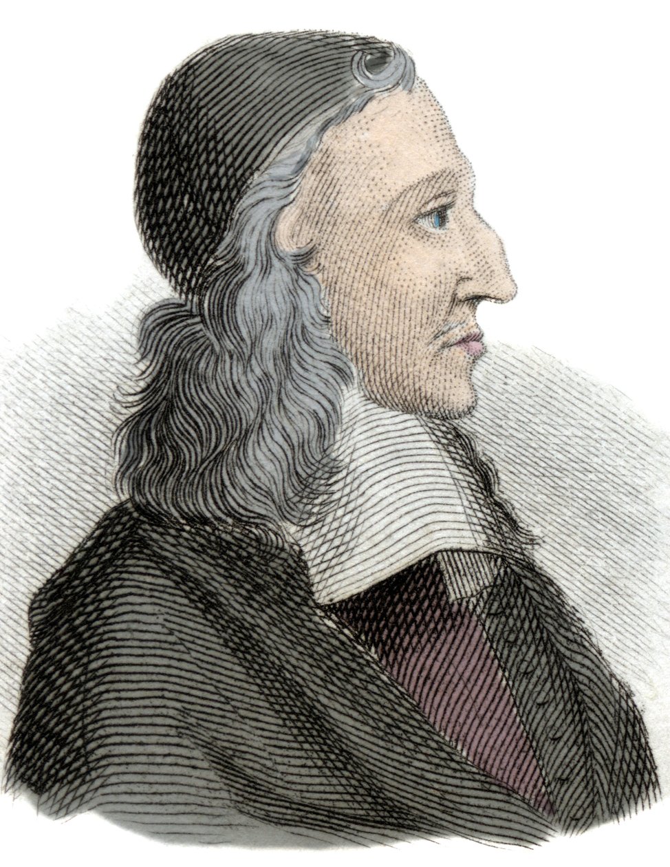 Portrét Johana de Witta (Jean de Witt) (1625-1672) Nizozemský politik, ekonom a matematik Rytina 19. století. od Unknown artist