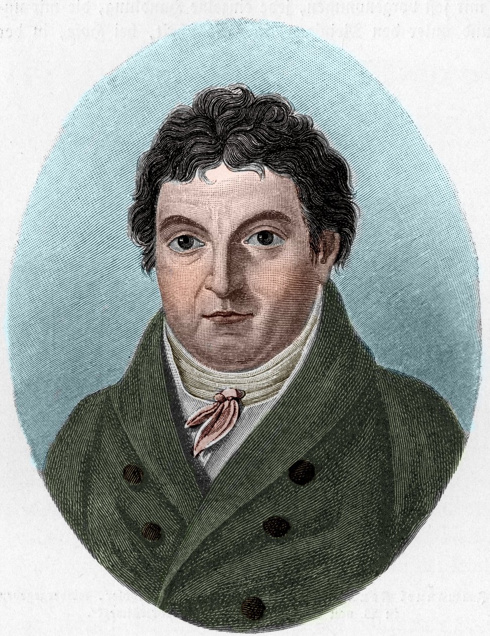 Portrét Johanna Gottlieba Fichteho (1762-1814), německého filozofa od Unknown artist