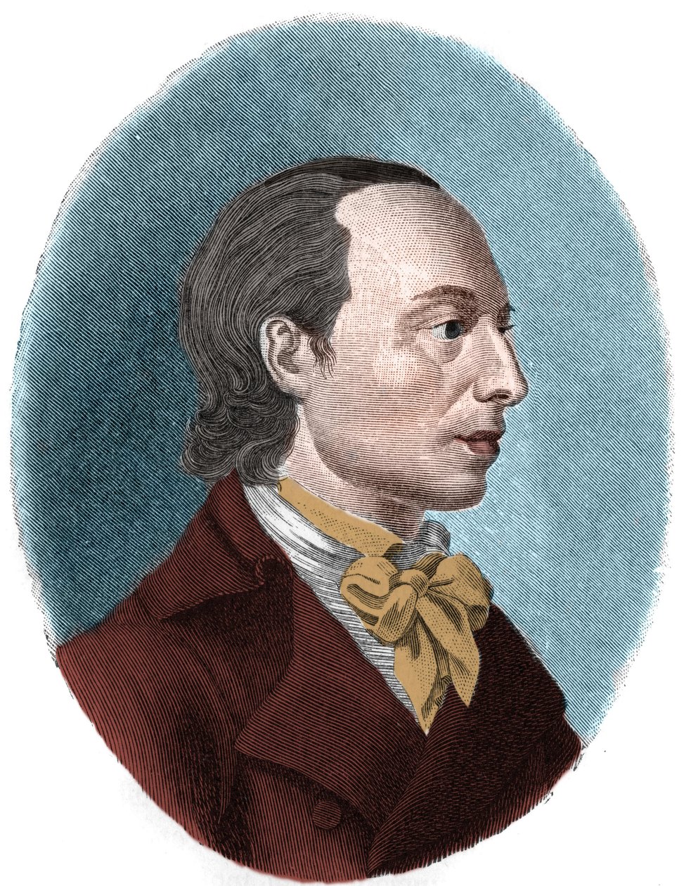 Portrét Johanna Heinricha Vosse (Jean Henri Voss od Unknown artist