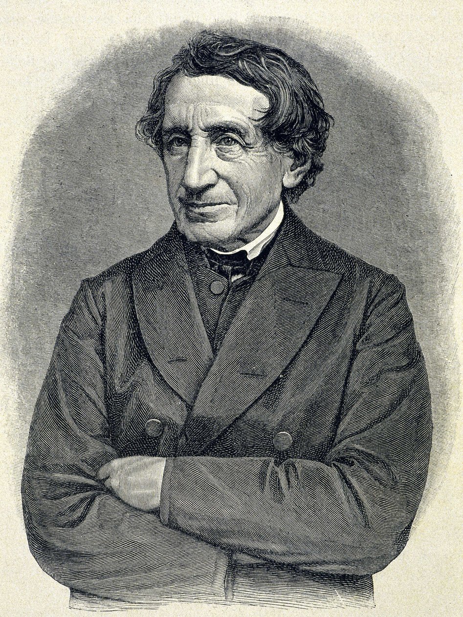 Portrét Johanna Josepha Ignaze von Dollingera (1799 - 1890), alllemandského kněze a profesora církevních dějin od Unknown artist