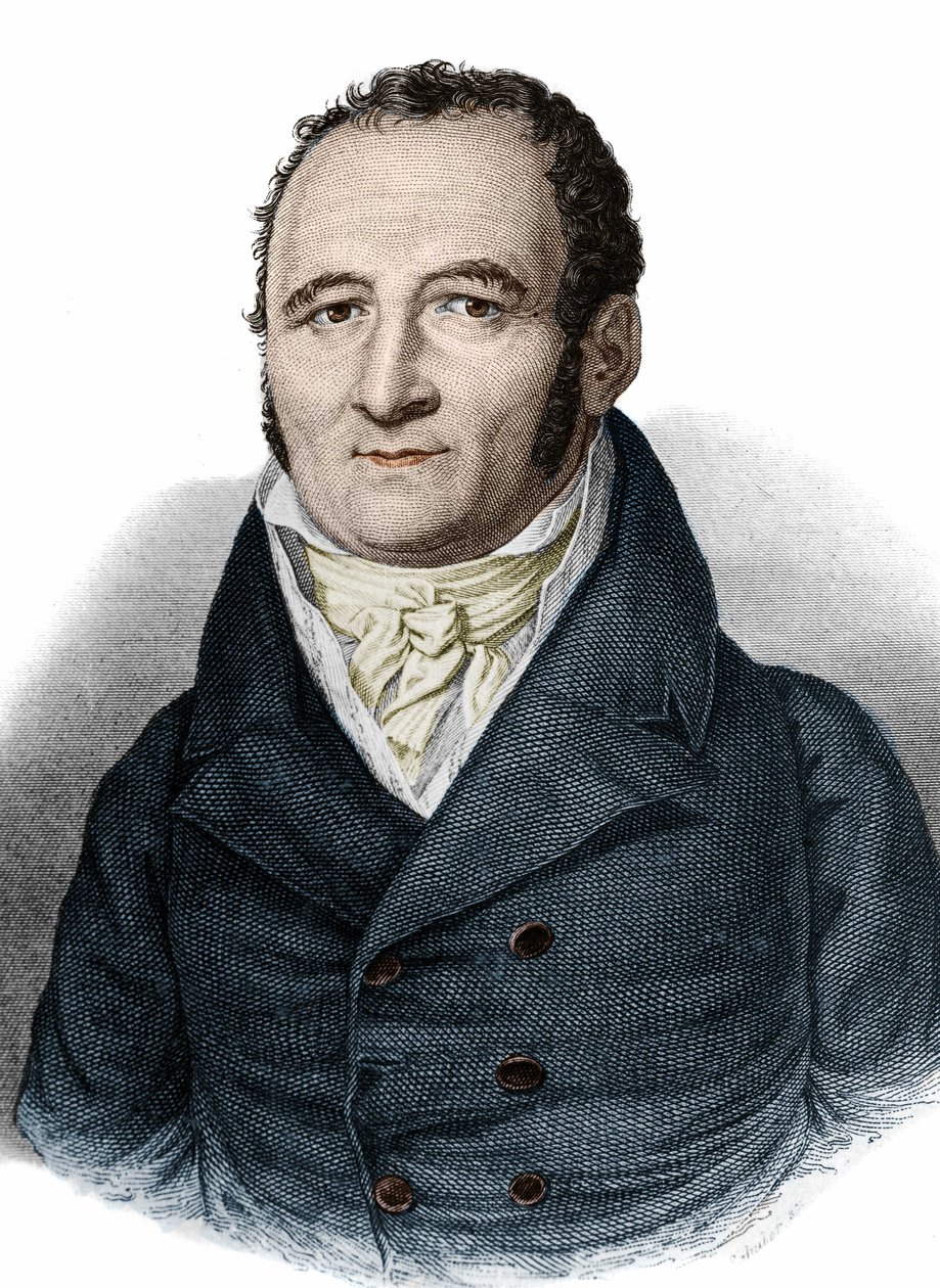 Portrét Johanna Petera Hebela (1760-1826), německého spisovatele. od Unknown artist