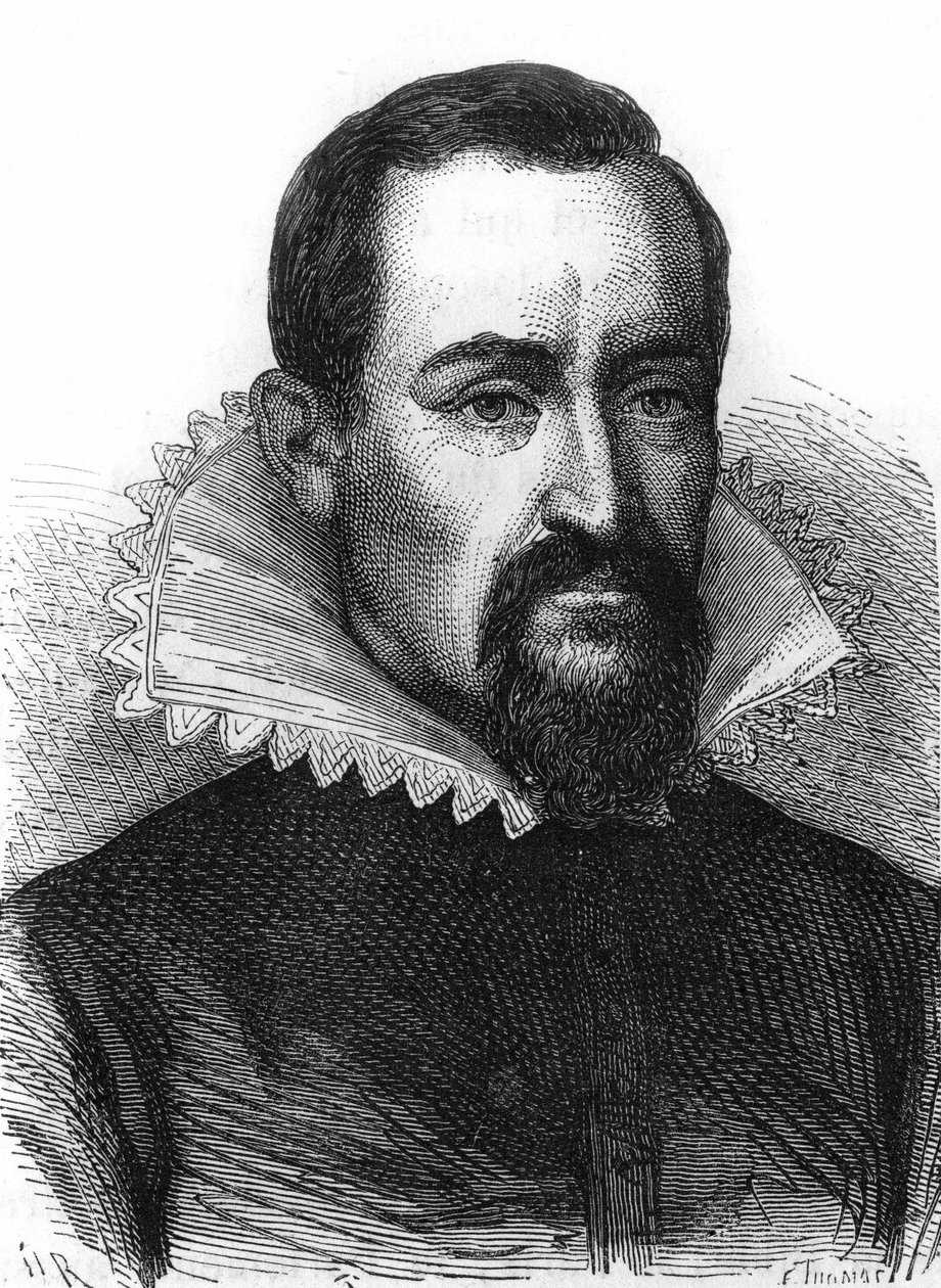 Portrét Johannese Keplera (Keppler), astronoma (1571 - 1630) od Unknown artist