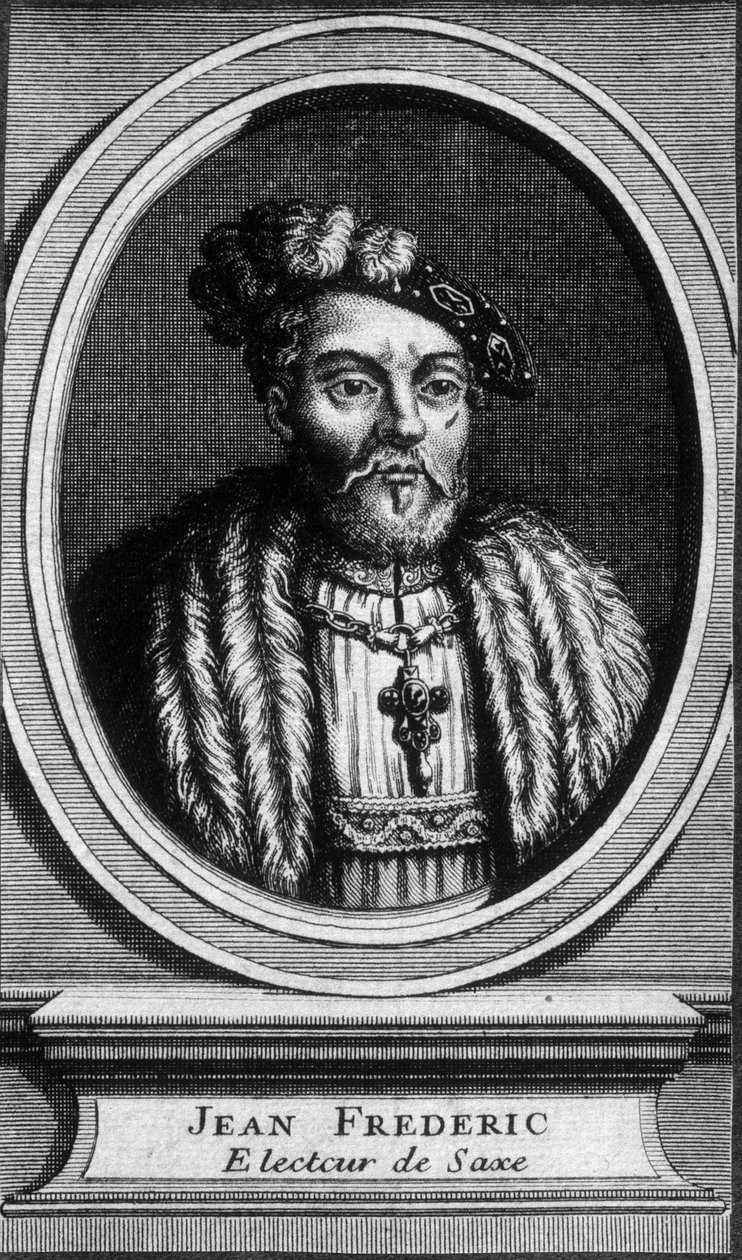 Portrét Jana - Fridricha, velkodušného, saského kurfiřta (1503 - 1554) - n.d. od Unknown artist