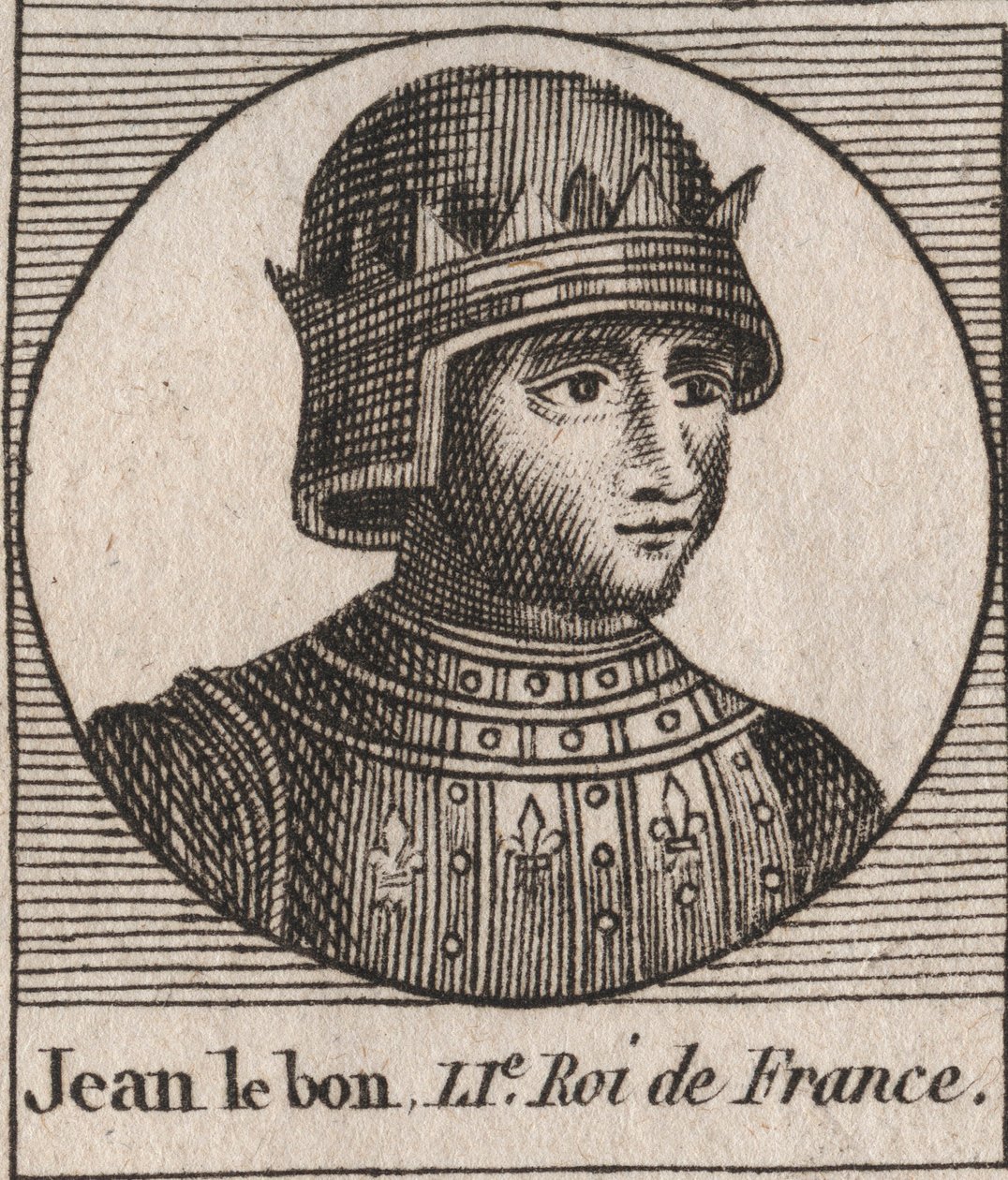 Portrét Jana II. Dobrého od Unknown