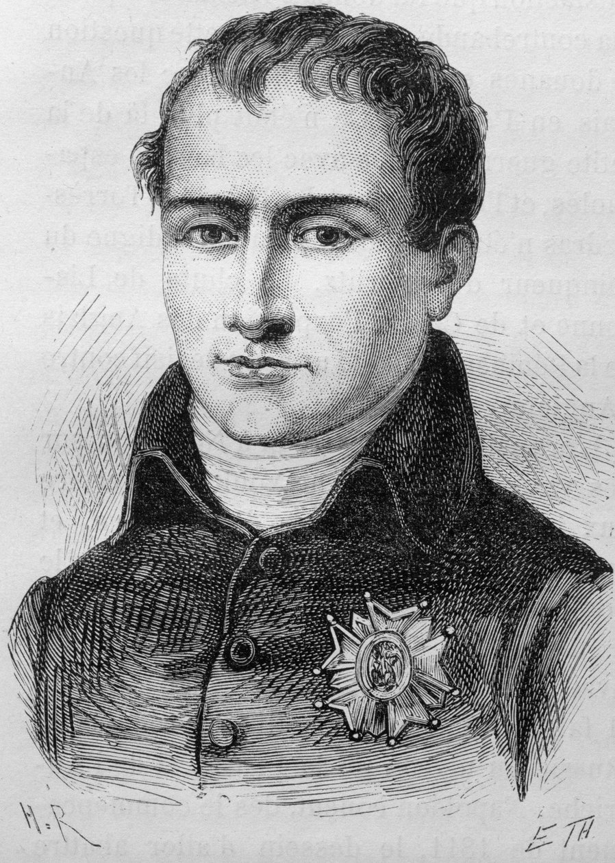 Portrét Josepha Bonaparta (1768 - 1844). Rytina konce 19. století v „Histoire de France““ od H. Martina. od Unknown artist