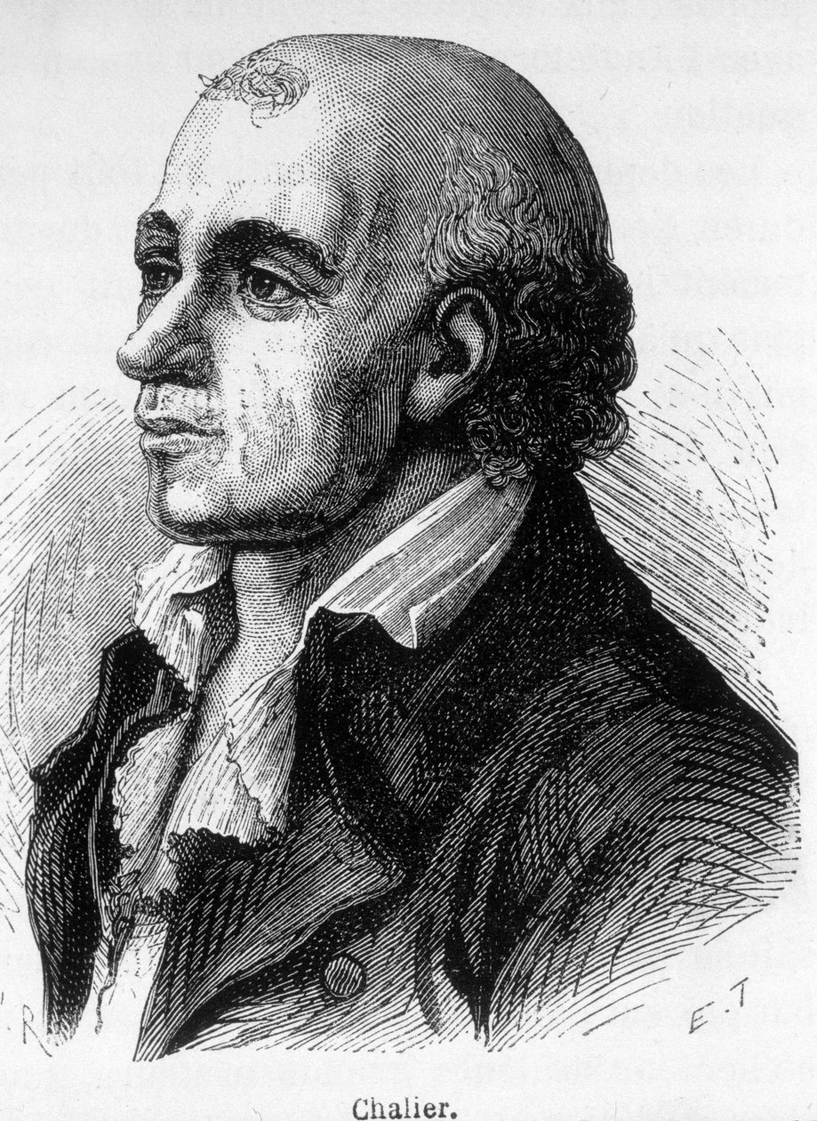 Portrét Josepha Chaliera, francouzského politika (1747-1793). od Unknown artist