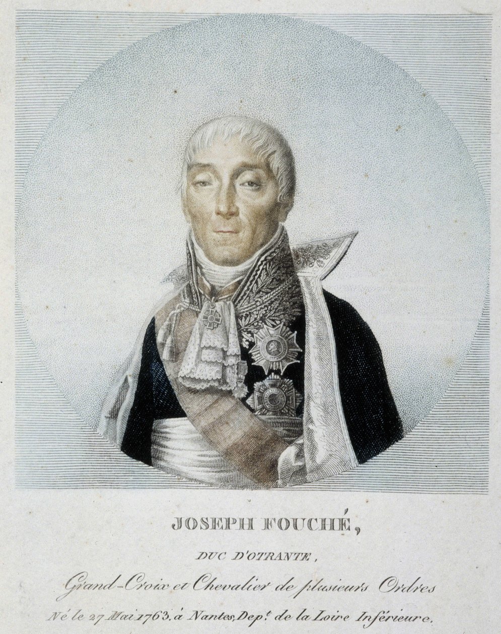 Portrét Josepha Fouchého, vévody z Otranta, velkokříže a rytíře několika řádů od Unknown artist
