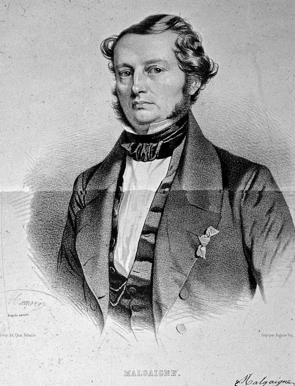 Portrét Josepha Françoise Malgaigne (1806-1865) od Unknown artist