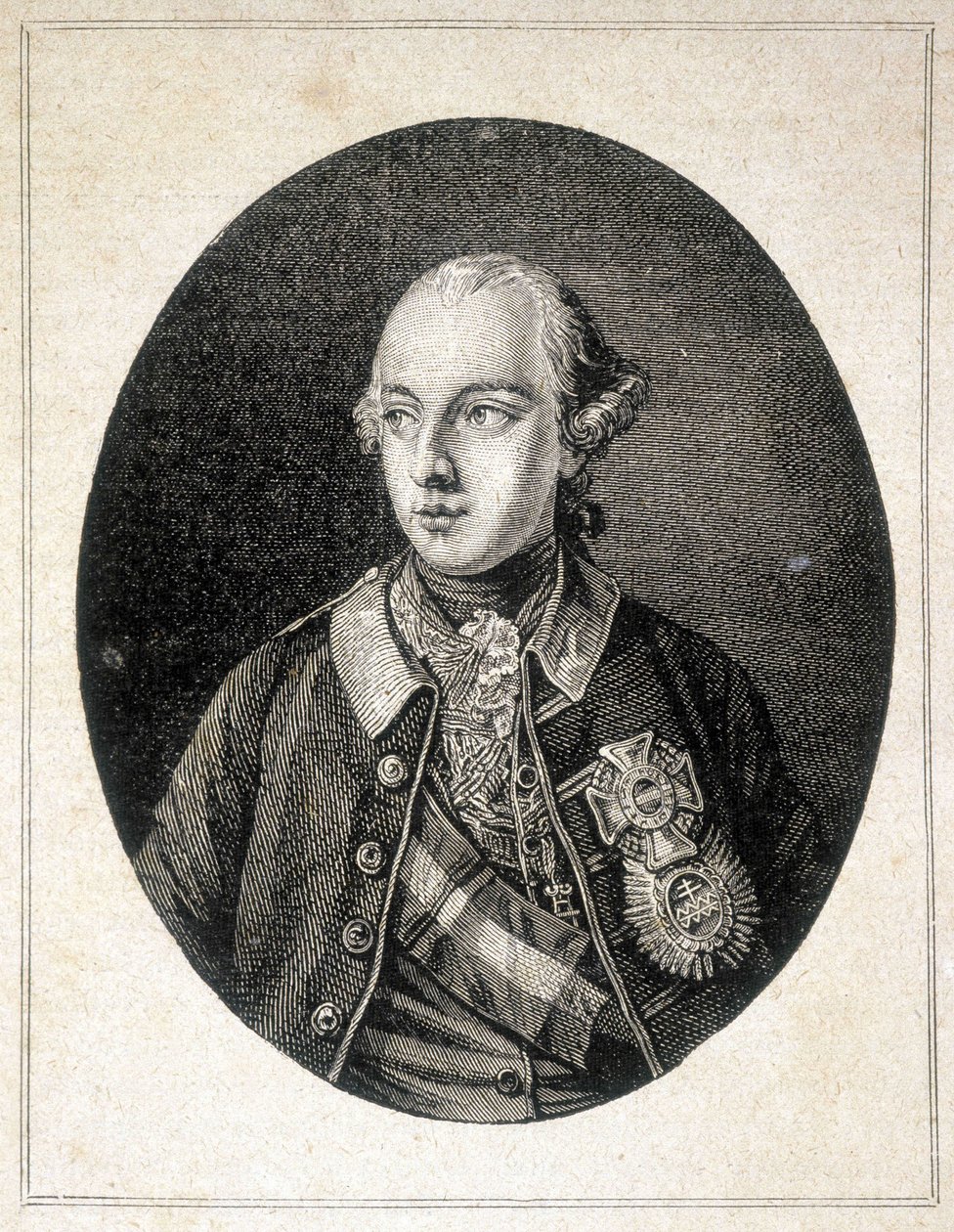 Portrét Josefa II., německého císaře (1741 - 1790) - v „“The Contemporains””, n.d. koncem 19. století. od Unknown artist