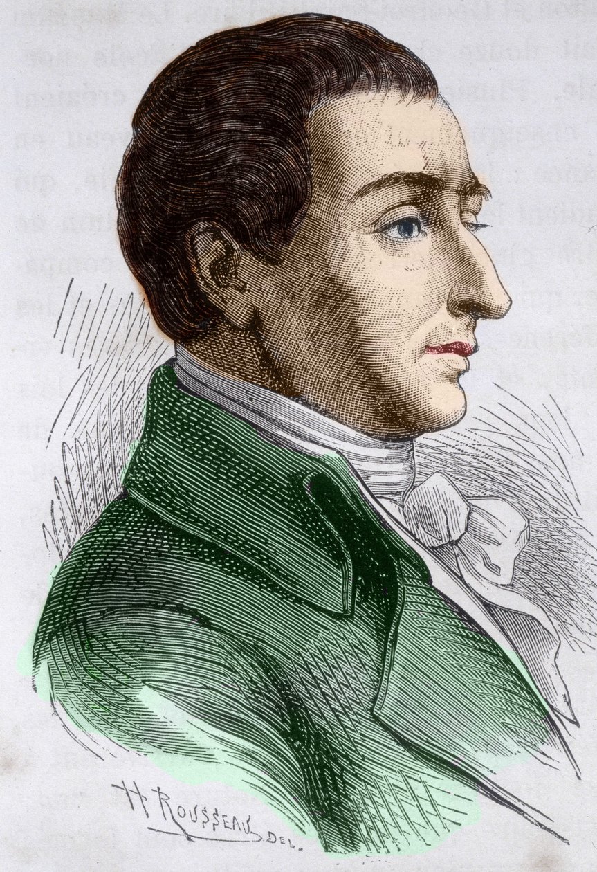 Portrét Josepha Louise de Lagrange (1736-1813), francouzského matematika. od Unknown artist