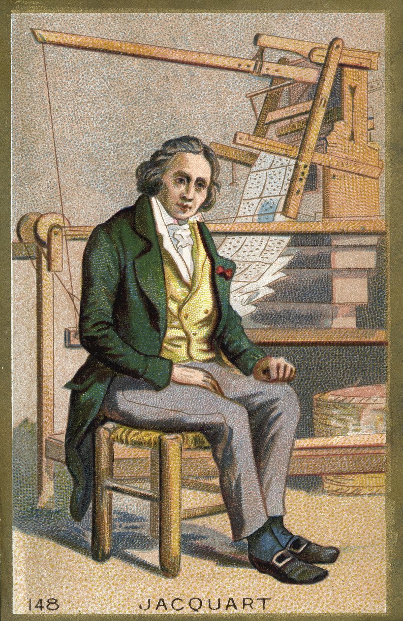 Portrét Josepha Marie Jacquarda (1752-1834), francouzského mechanika před automatickým stavem. od Unknown artist