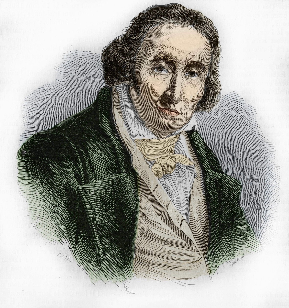 Portrét Josepha Marie Jacquarda (1752-1834), francouzského mechanika, vynálezce tkalcovského stavu. od Unknown artist