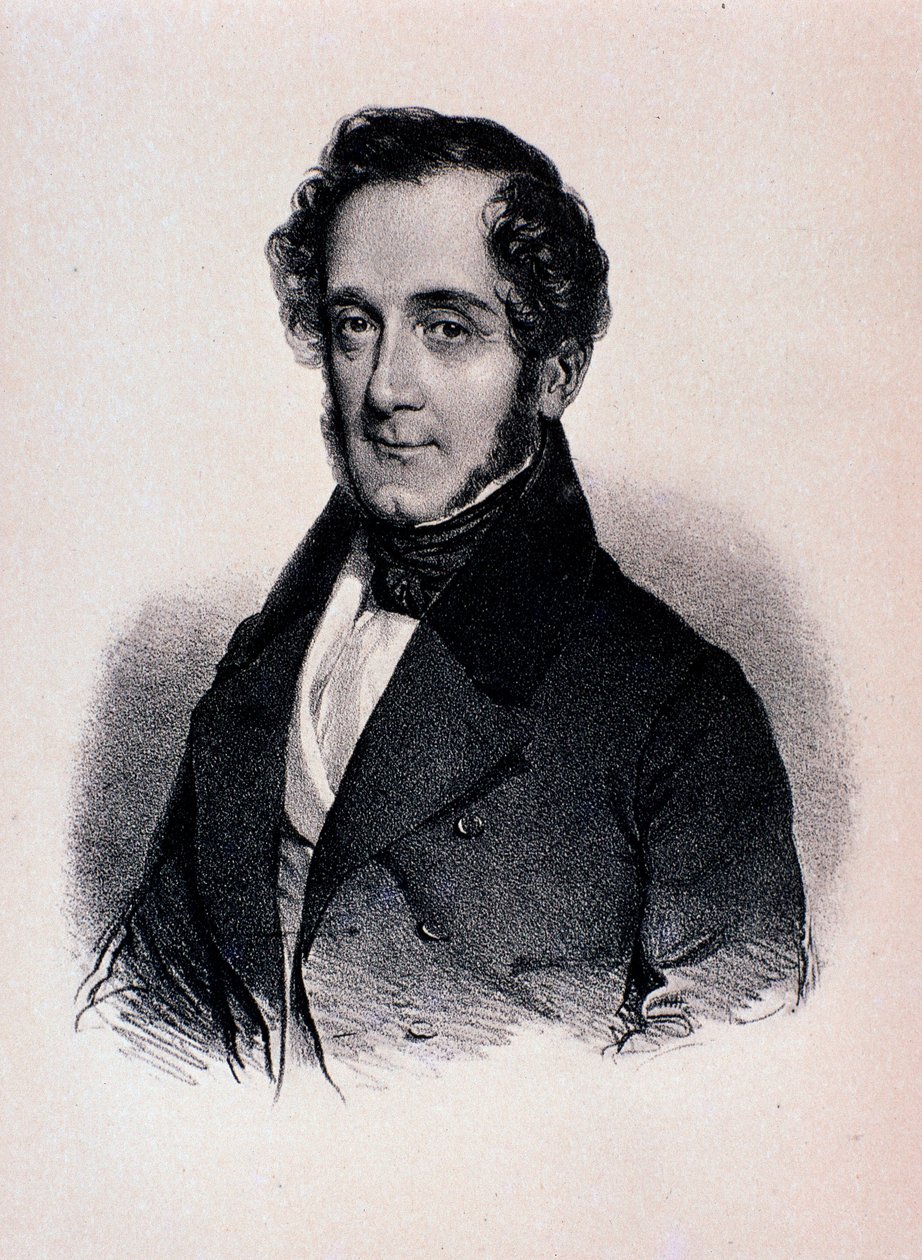 Portrét Josepha Maysedera (litografie) od Unknown artist